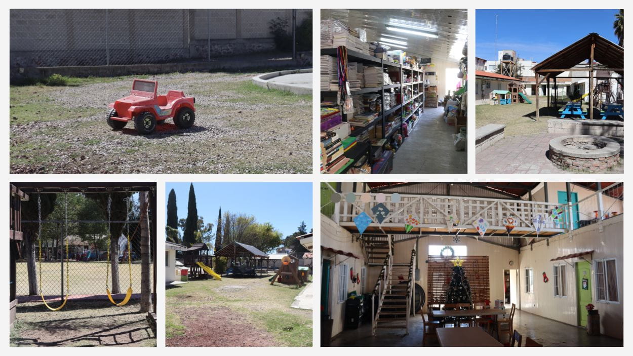Collage de fotos de Casa Alto Refugio en Puebla